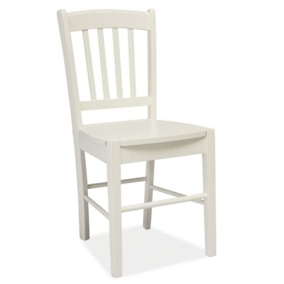 Drevená stolička MARGA - biela