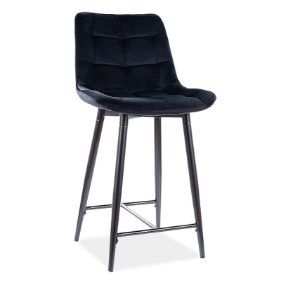 Malá barová stolička LYA - čierna