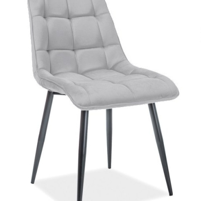 Jedálenská stolička LYA 1 - šedá / čierna
