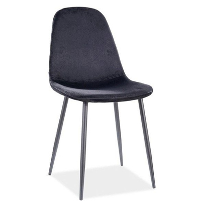 Čalúnená stolička FRESIA - čierna