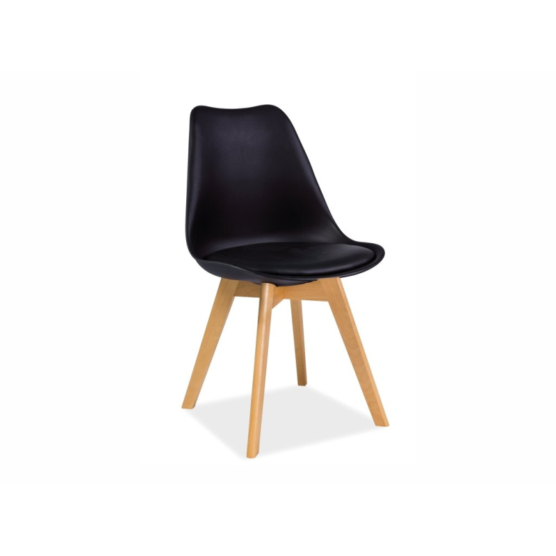 Jedálenská stolička KALIOPI 1 - buk / čierna
