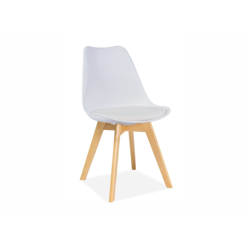 Jedálenská stolička KALIOPI 1 - buk / biela