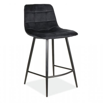 Barová stolička LUMI - čierna