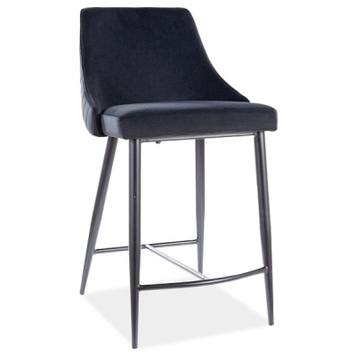 Malá barová stolička LOTKA - čierna