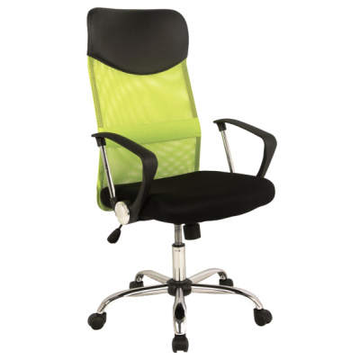 Otočná stolička ESMERA 1 - zelená / čierna