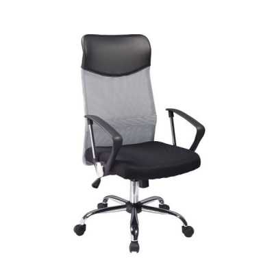 Otočná stolička ESMERA 1 - šedá / čierna