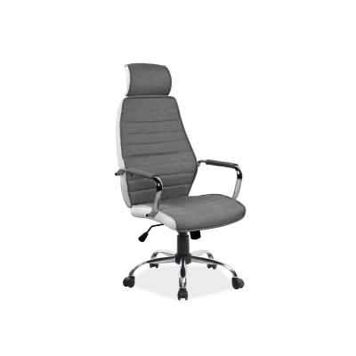 Kancelárska stolička EDMUNDA - šedá / biela