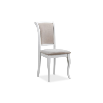 Jedálenská stolička IGNA - biela / béžová