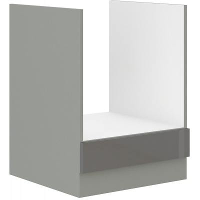 Sporáková skrinka ULLERIKE - šírka 60 cm, šedá