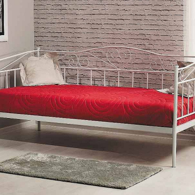Jednolôžková posteľ MARGOT - 90x200, biela