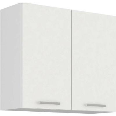 Horná kuchynská skrinka EDISA - šírka 80 cm, biela