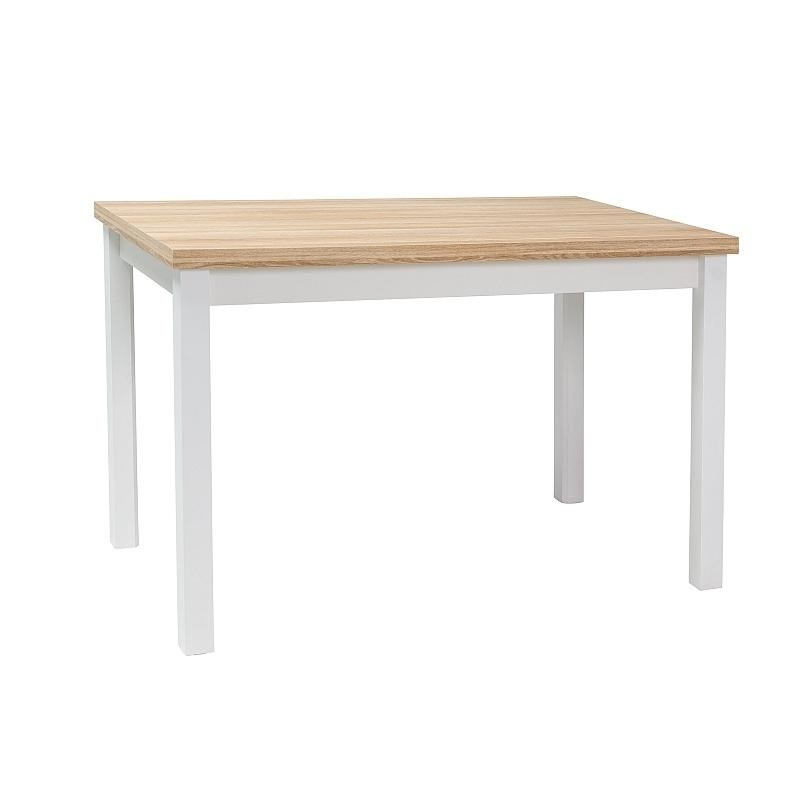 Malý jedálenský stôl ANTHONY - dub / matný biely