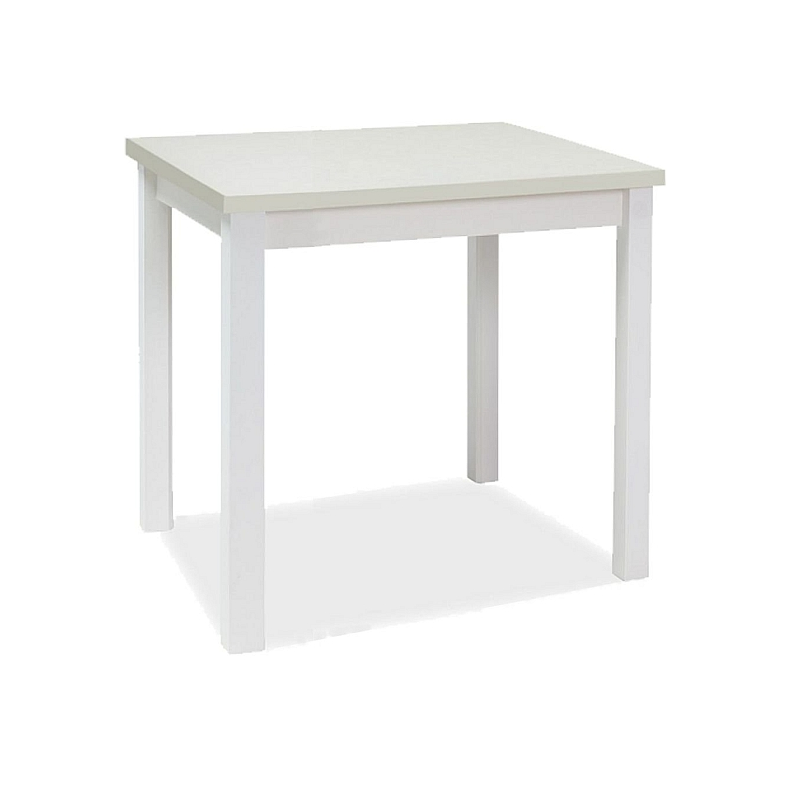 Kuchynský stôl ANTHONY - matný biely