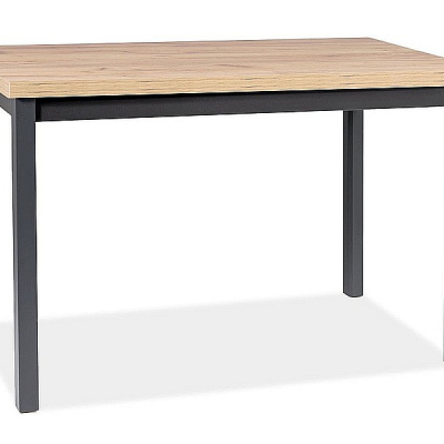 Malý jedálenský stôl ANTHONY - dub artisan / čierny