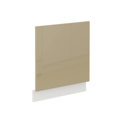 Dvierka pre vstavanú umývačku LAJLA - 570x596 cm, cappucino / biela