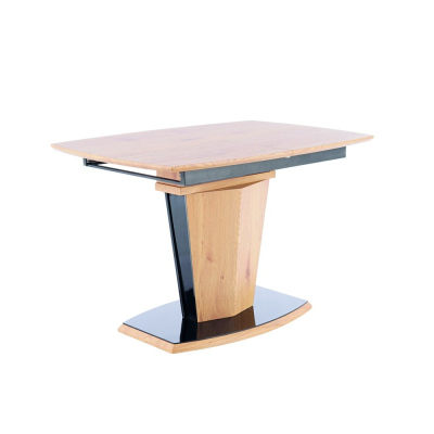 Rozkladací jedálenský stôl SVATOPLUK - 120x80, dub