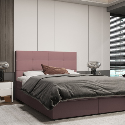 Dizajnová posteľ MALIKA - 140x200, ružová