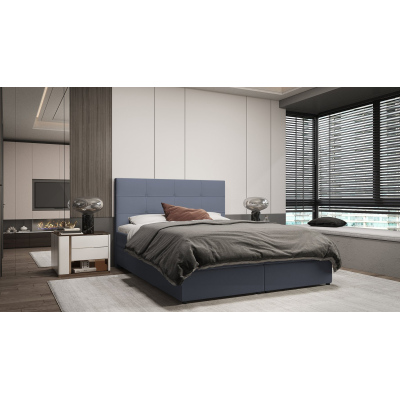Dizajnová posteľ MALIKA - 160x200, šedá
