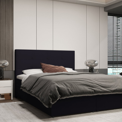 Dizajnová posteľ MALIKA - 180x200, čierna