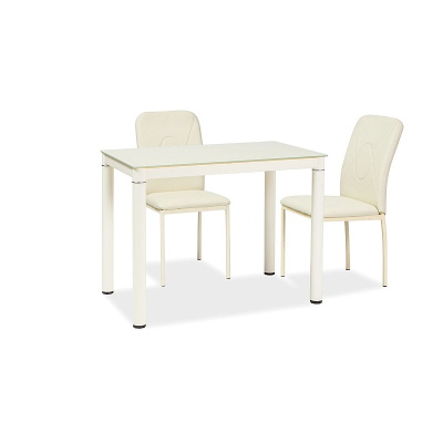 Jedálenský stôl BOGDAN - 100x60, krémový