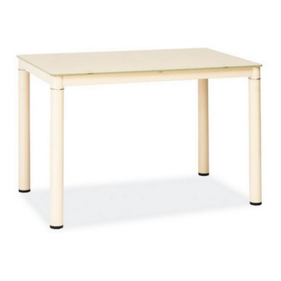 Jedálenský stôl BOGDAN - 110x70, krémový