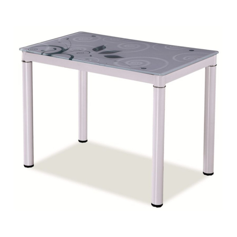 Malý jedálenský stôl HAJK 1 - 100x60, biely
