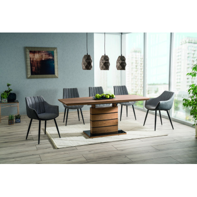 Rozkladací jedálenský stôl WOLFGANG - 140x80, dub