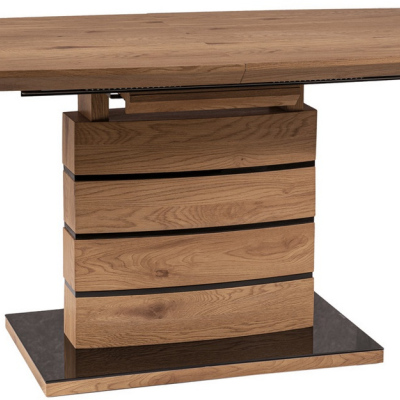 Rozkladací jedálenský stôl WOLFGANG - 140x80, dub