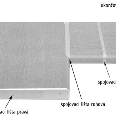 Spojovacia lišta UNI - 28 mm