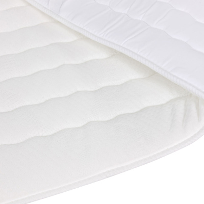 Kontinentálna jednolôžková posteľ 100x200 RAMIRA 3 - biela ekokoža / khaki, ľavé prevedenie + topper ZDARMA