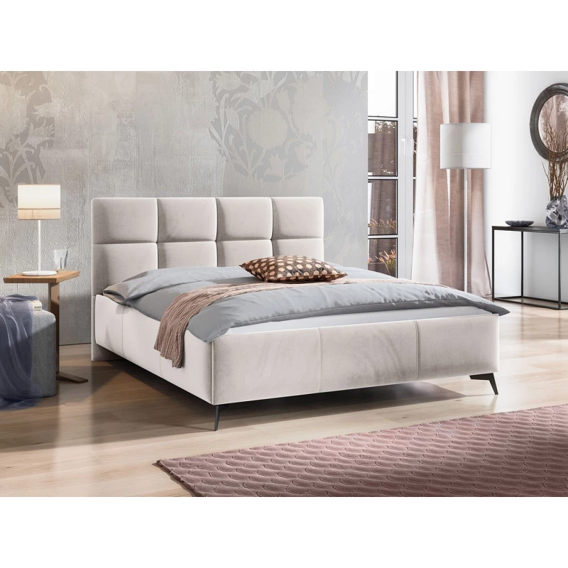 Manželská posteľ s úložným priestorom 140x200 TERCEIRA - béžová