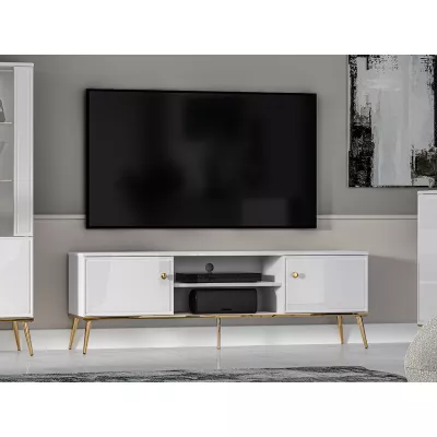 TV stolík AIKE - biely