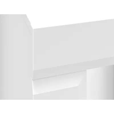 Šatníková skriňa so zrkadlami CARYS - šírka 200 cm, biela