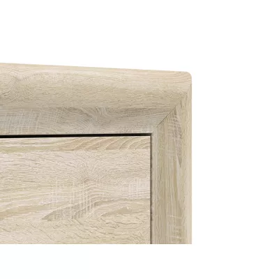 Šatníková skriňa KAELA - šírka 92 cm, svetlý dub sonoma / sonoma hľuzovka