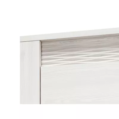Šatníková skriňa DERIKA - šírka 92 cm, biela borovica