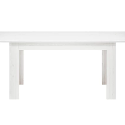 Rozkladací jedálenský stôl DERIKA - biela borovica