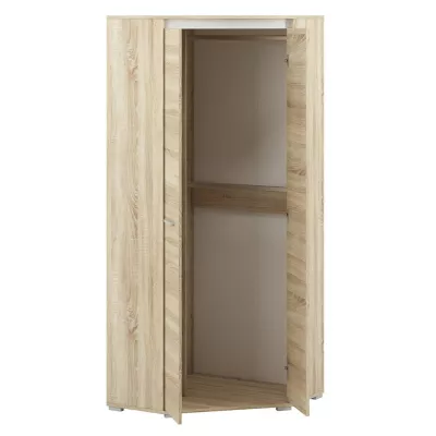 Rohová skriňa GVENDA - šírka 82 cm, svetlý dub sonoma