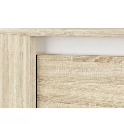 Rohová skriňa GVENDA - šírka 82 cm, svetlý dub sonoma