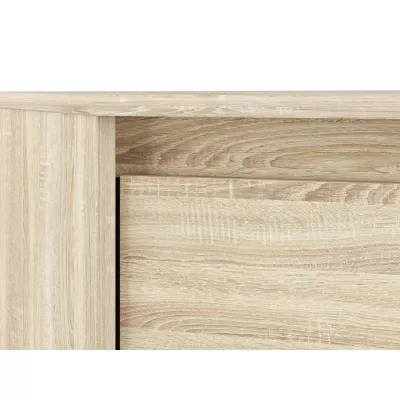 Rohová skriňa GVENDA - šírka 82 cm, svetlý dub sonoma