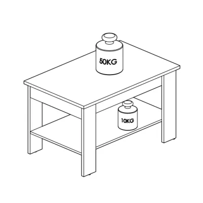 Konferenčný stolík DIANDRA - dub artisan