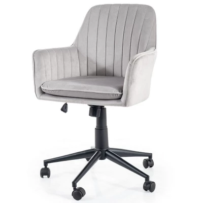 Otočná stolička WIKA - svetlo šedá