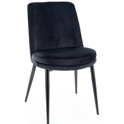 Jedálenská stolička LAYLA - čierna