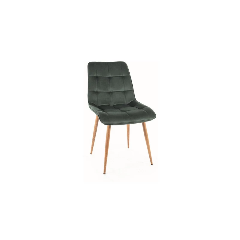 Jedálenská stolička LYA 4 - zelená / dub