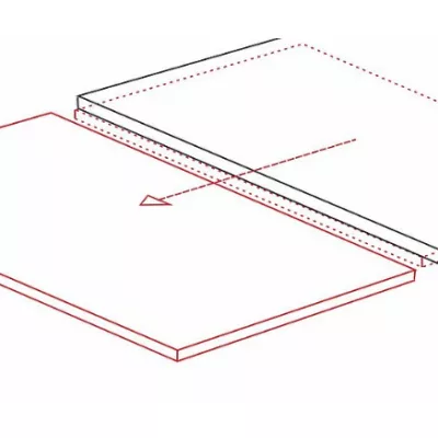 Rozkladací jedálenský stôl VIDOR 3 - 160x90, tyrkysový / matný čierny