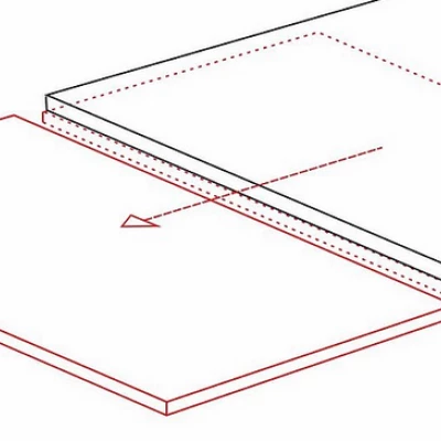 Rozkladací jedálenský stôl VIDOR 3 - 160x90, čierny / matný čierny