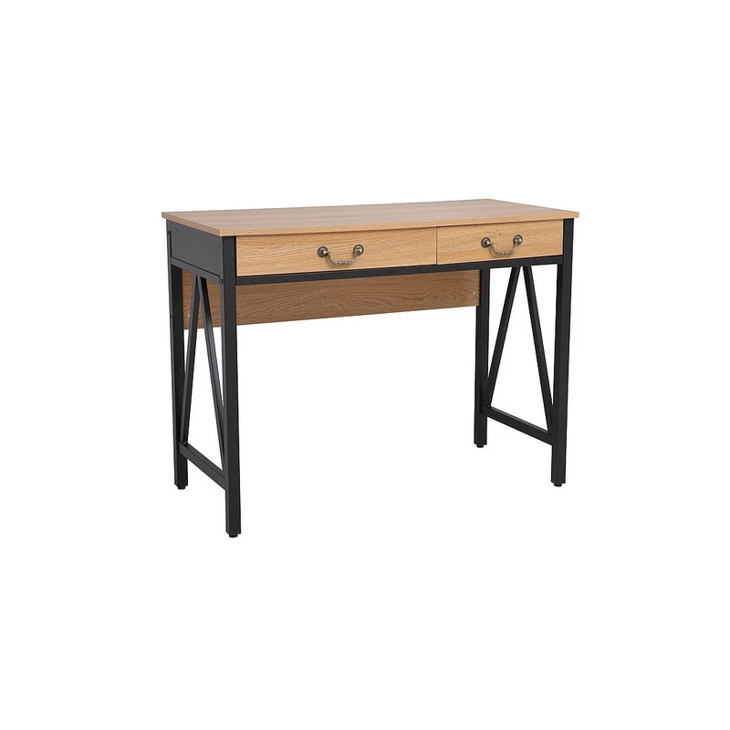 Písací stôl CASTO - dub / čierny