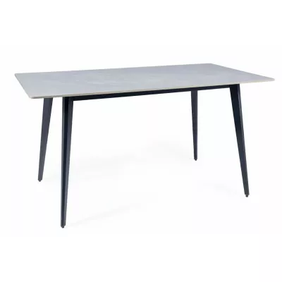 Jedálenský stôl HANAN - šedý / čierny