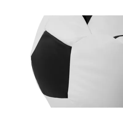 Sedací vak v tvare lopty AMADEO - biely / šedý