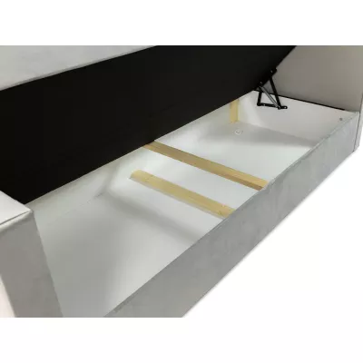 Boxspringová dvojlôžková posteľ 140x200 MARCELINO - zelená + topper ZDARMA