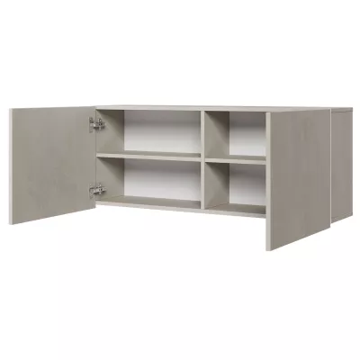 Študentská zostava s posteľou 90x200 SONRISA 7 - orech hickory / silk flow